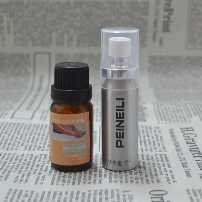 2 шт. половые продукты мужчин увеличения пениса масло задержки роста спрей 60