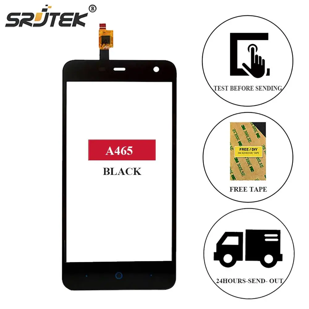 Srjtek для ZTE Blade L4 Pro A465 сенсорный экран дигитайзер сенсор запасная Передняя