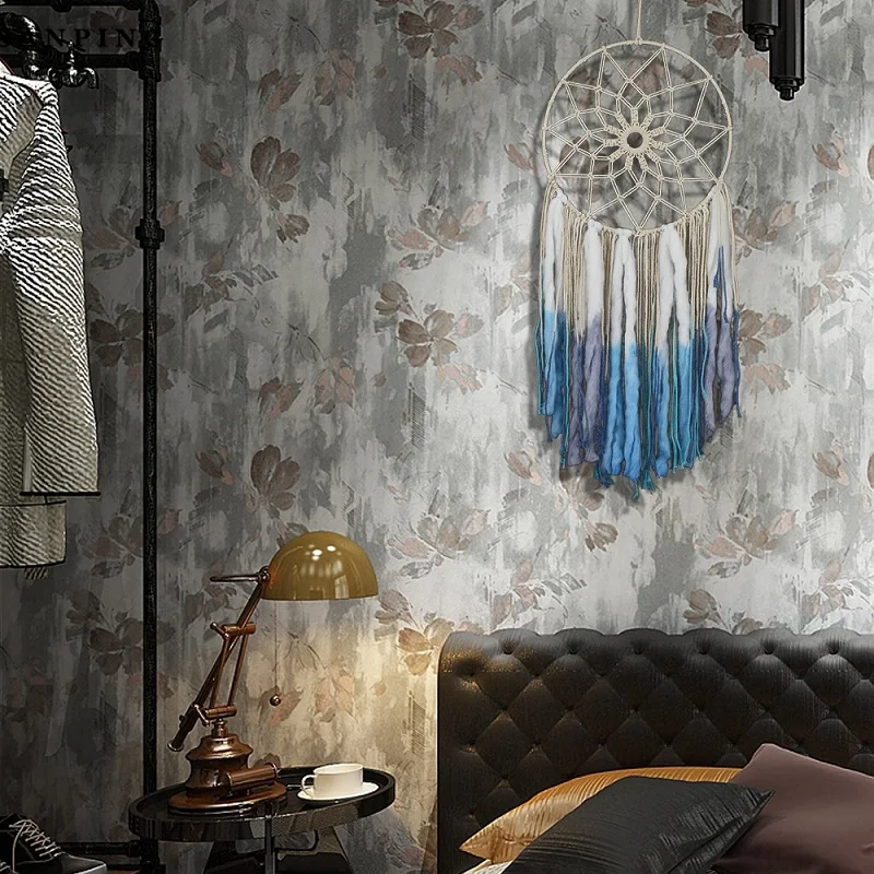 Ловец снов гобелен богемный макраме Мандала настенный Tenture Мураль диван кровать