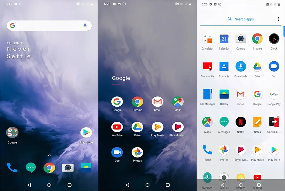 Смартфон Oneplus 7 Pro 6GB 128GB Snapdragon 855 6,6" AMOLED 48MP 30W быстрая зарядка NFC 4000mAh мобильный телефон