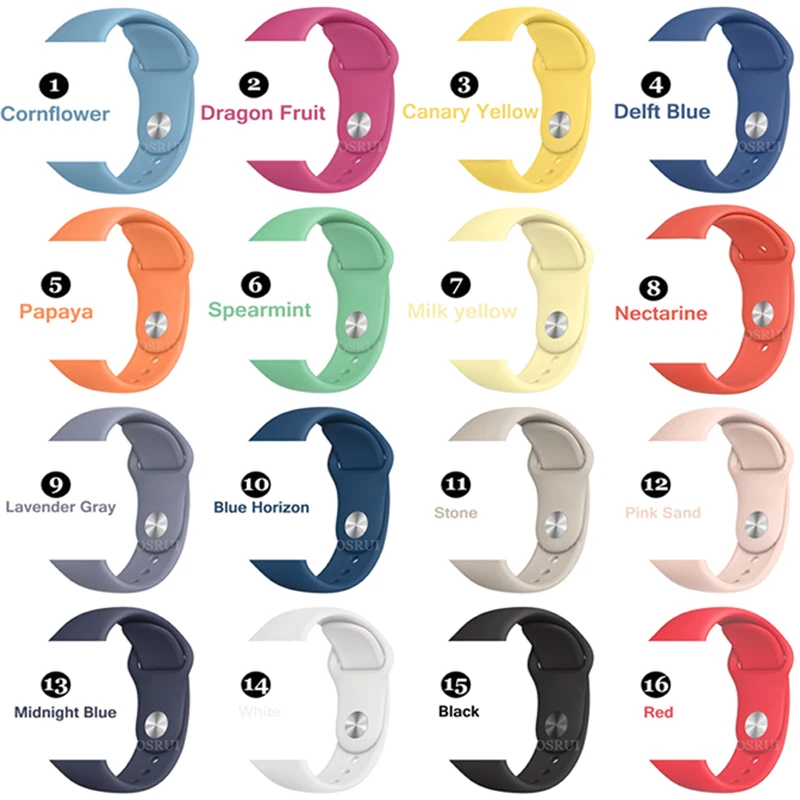 Ремешок для apple watch band 4 3 correa iwatch band 42 мм/38 мм 44 мм/40 мм 2 спортивный силиконовый браслет pulseira apple watch аксессуары