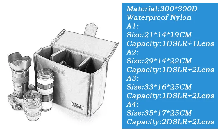 Roadfisher Складной Водонепроницаемый Защитный Мягкий чехол для камеры вставка