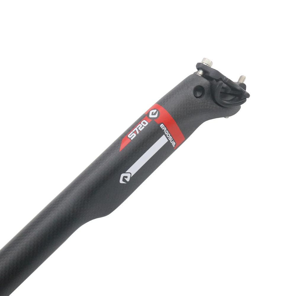 ERGOSUM S720 велосипедов Seatpost углеродного волокна подседельный велосипед Seatposts 350/400