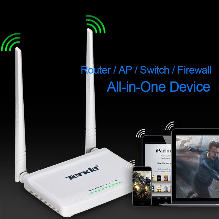 Оригинал tenda n630 300 мбит беспроводной wi-fi маршрутизатор русский или английский