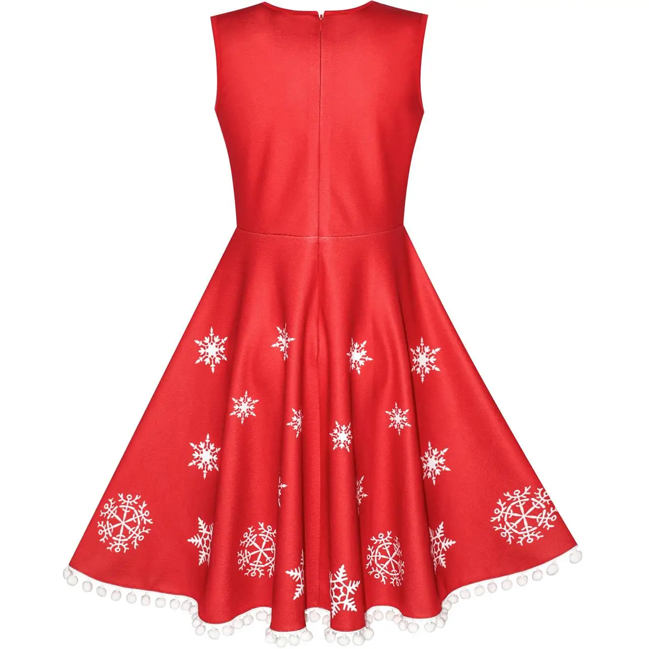 Sunny Fashion платья для девочек платье Цветок Девушка Платье красный Плащ-плащ