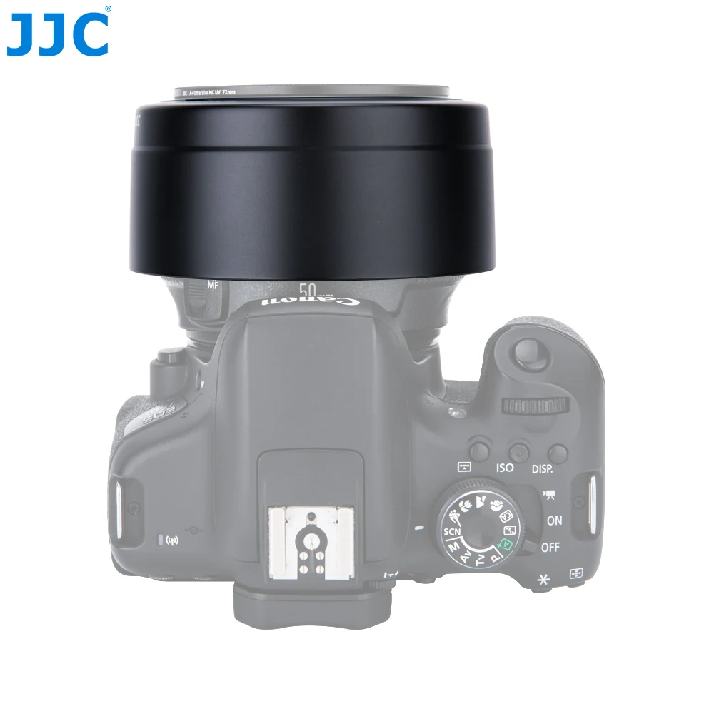 JJC LH-78 простой конструкции Камера DSLR Аксессуары черный бленда Тенты для canonef 50 мм