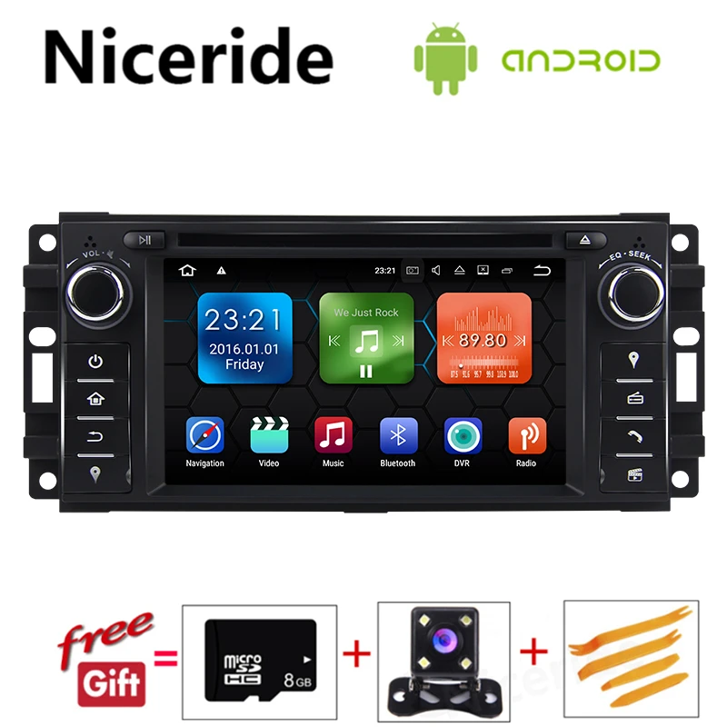 Автомагнитола на Android 8 0 с GPS и DVD-плеером для JEEP Wrangler Compass Patriot Grand Cherokee Commander Dodge Chrysler