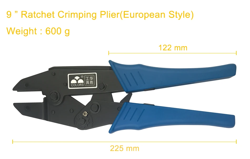 Обжимные плоскогубцы pince a sertir alicate crimpador наконечник изолированный терминал 20-7AWG щипцы плоскогубцы ручной инструмент 0,5-6 мм2 20-10AWG