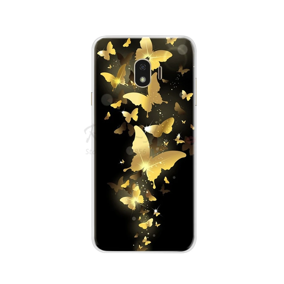 Цветок из мягкого силикона с рисунком термополиуретановые Чехлы для Coque samsung Galaxy A3 A5 A8 A6 J3 J5 J7 J4 J6 чехол для телефона Funda