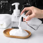 Прозрачная пенная бутылка XZJJA 250 мл400 мл, диспенсеры для жидкого мыла, шампунь, лосьон для геля для душа, флаконы для пены, точки для розлива Мусса