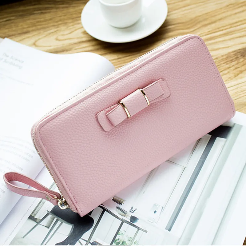 Женский Длинный кошелек FONDHERE дизайнерский с карманом для карт высокое качество |