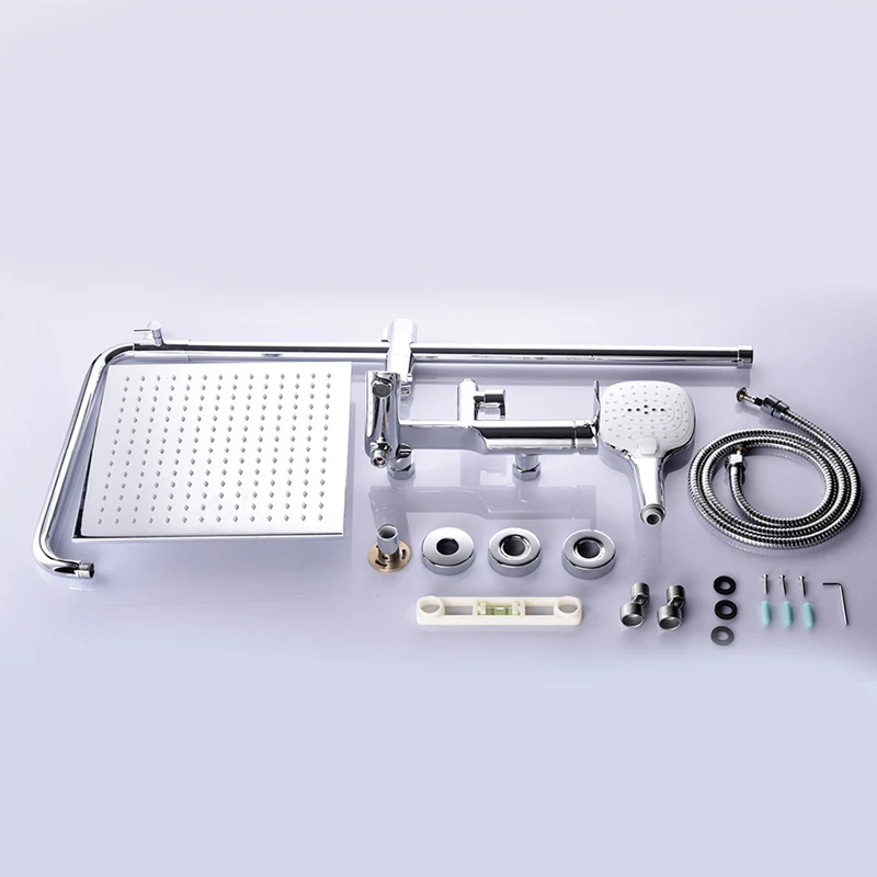 HIDEEP высококачественный латунный душевой набор для душа трубок дождя латунная