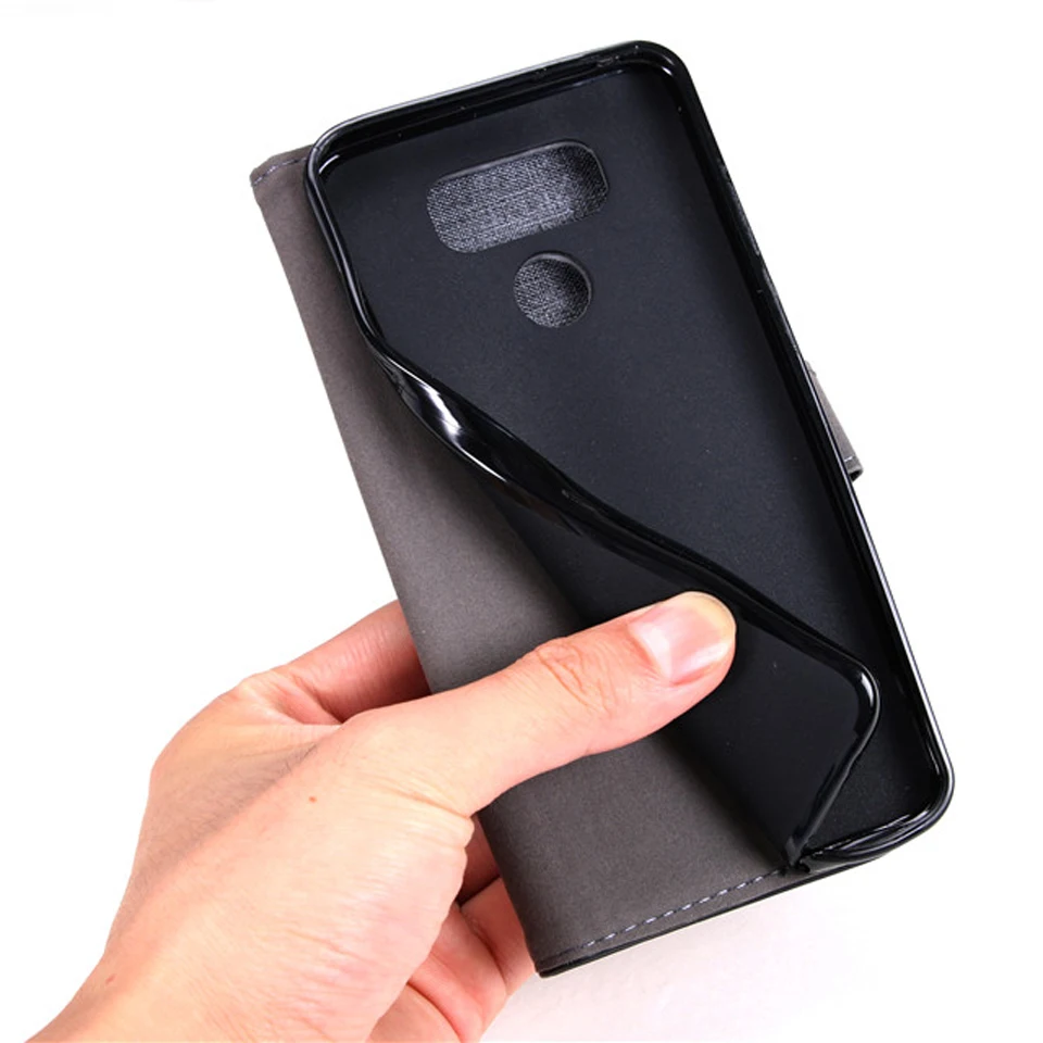 Роскошная джинсовая ткань + кожаный кошелек-книжка чехол для LG G5 G6 Q6 V20 V30 V35 V40 G8S ThinQ