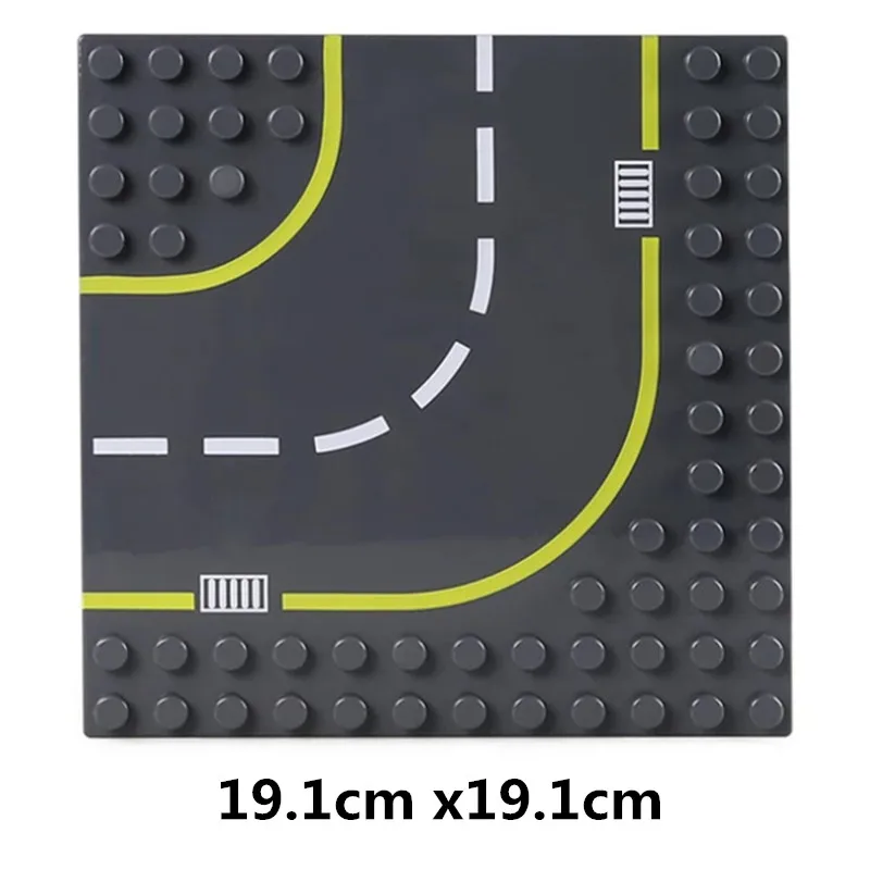 

Diy Highway Road baseplate Large Size Building Blocks Assembled Base Plate Fittings Parts Toys Compatible with Child kids gift