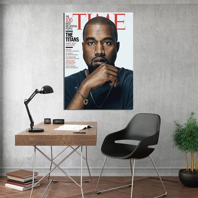 Плакат MX03344 Kanye 24x33 дюйма в западном стиле хип-хоп певец звезда | Дом и сад