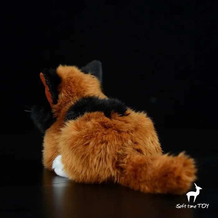 Кошки плюшевая кукла игрушка животное реальная жизнь лежащая кошка куклы