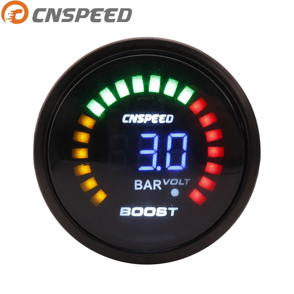 Датчик турбонаддува CNSPEED цифровой измеритель 2 дюйма 52 мм 12 В 1 3 бар со
