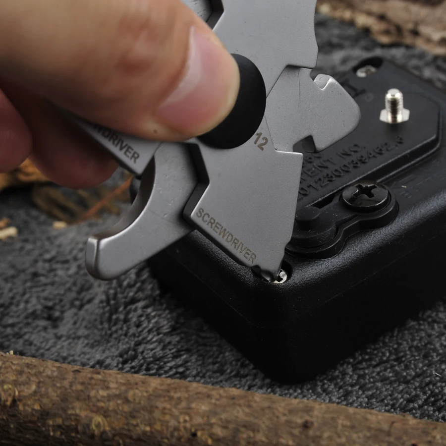 EDC gear 420 многофункциональный инструмент из нержавеющей стали карманный набор для выживания на открытом воздухе для кемпинга гаечный ключ открывалка портативный инструмент отвертка брелок ключ