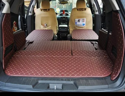 

Good mat! Full set trunk mats for Buick Enclave 7seats 2016-2008 durable cargo liner boot carpets for Enclave 2015,Free shipping