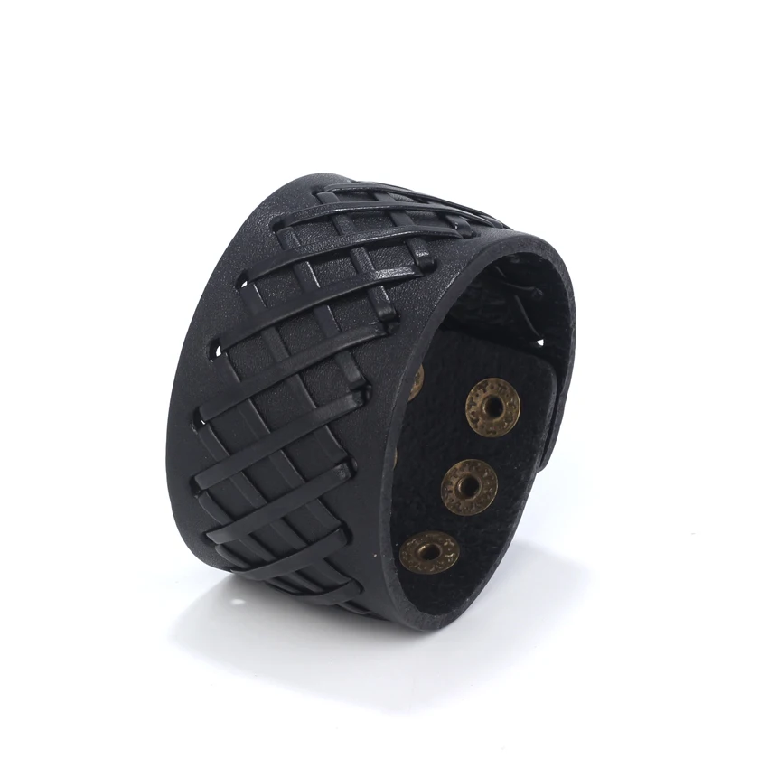 2017 рождественские подарки Для мужчин браслет для женщин Винтаж кожаный pulseira