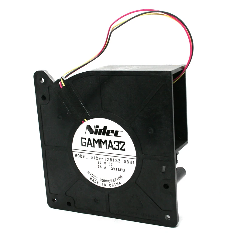 Wholesale: Original NIDEC DC 12V 0.75A D12F-12B1S2 03H1 12032 3 Line Blower Cooling Fan | Компьютеры и офис