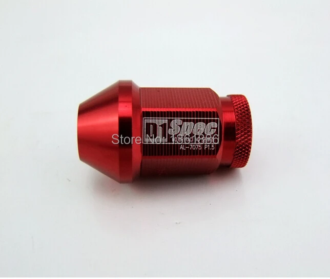 D1 SPEC Wheel Lug Nuts L: 40mm P:12x1.5 7075 Aluminum 20 Pieces/Set | Автомобили и мотоциклы