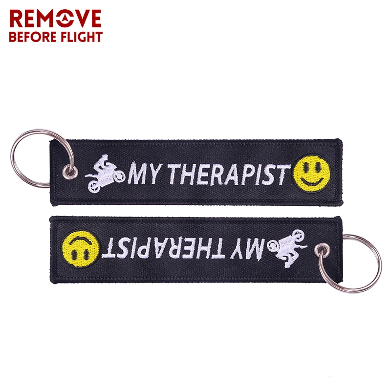 Брелок с вышивкой Мой терапевт 3 шт./лот|key chain|key key chainchain for keys |