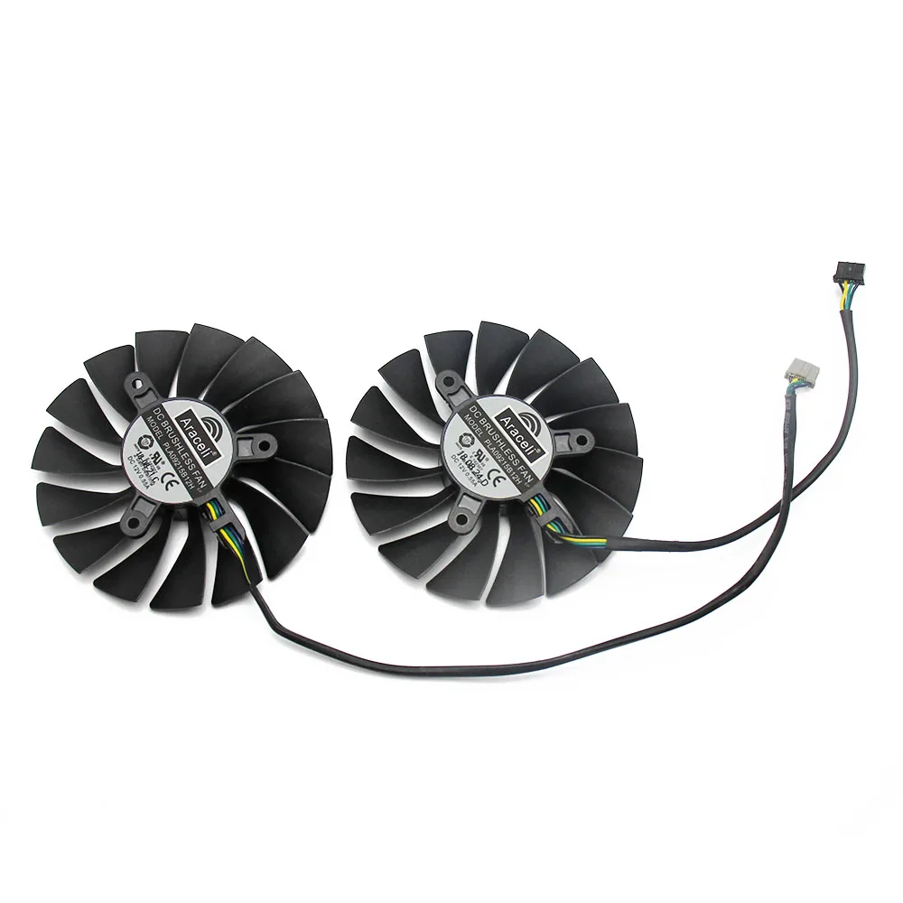 Охлаждающий вентилятор для видеокарты MSI GeForce RTX 2080 2080Ti VENTUS OC 12 В 0 55 А 88 мм 4