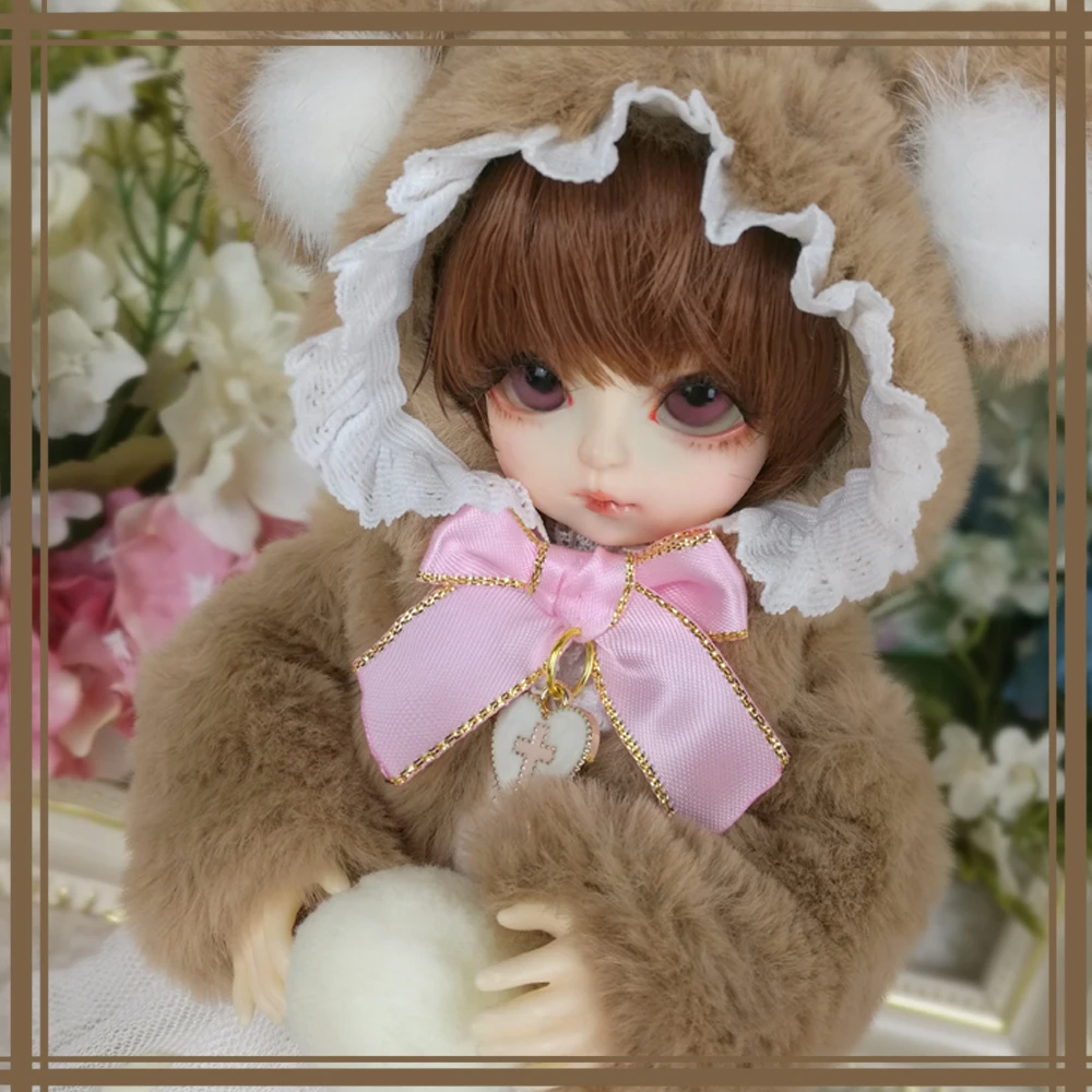 1/4 1/6 тонкий sd bjd кукольная одежда милый медведь набор для 1/4 1/6 BJD Кукла sd Новогодний подарок для кукол