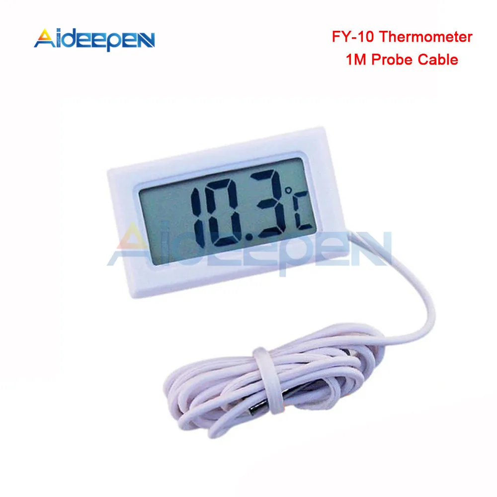 Thermometer 1M Мини-цифровой термометр-гигрометр электронный ЖК-дисплей измеритель температуры и влажности в помещении датчик пищевой термометр Автомобильный термометр - Цвет: Thermometer 1M