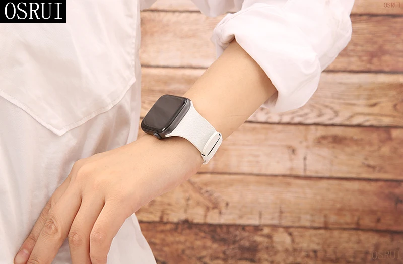 Ремешок для apple watch 4 ремешка 44 мм 40 мм correa 42 мм 38 мм iwatch series 3 2 кожаный браслет pulseira аксессуары для apple watch