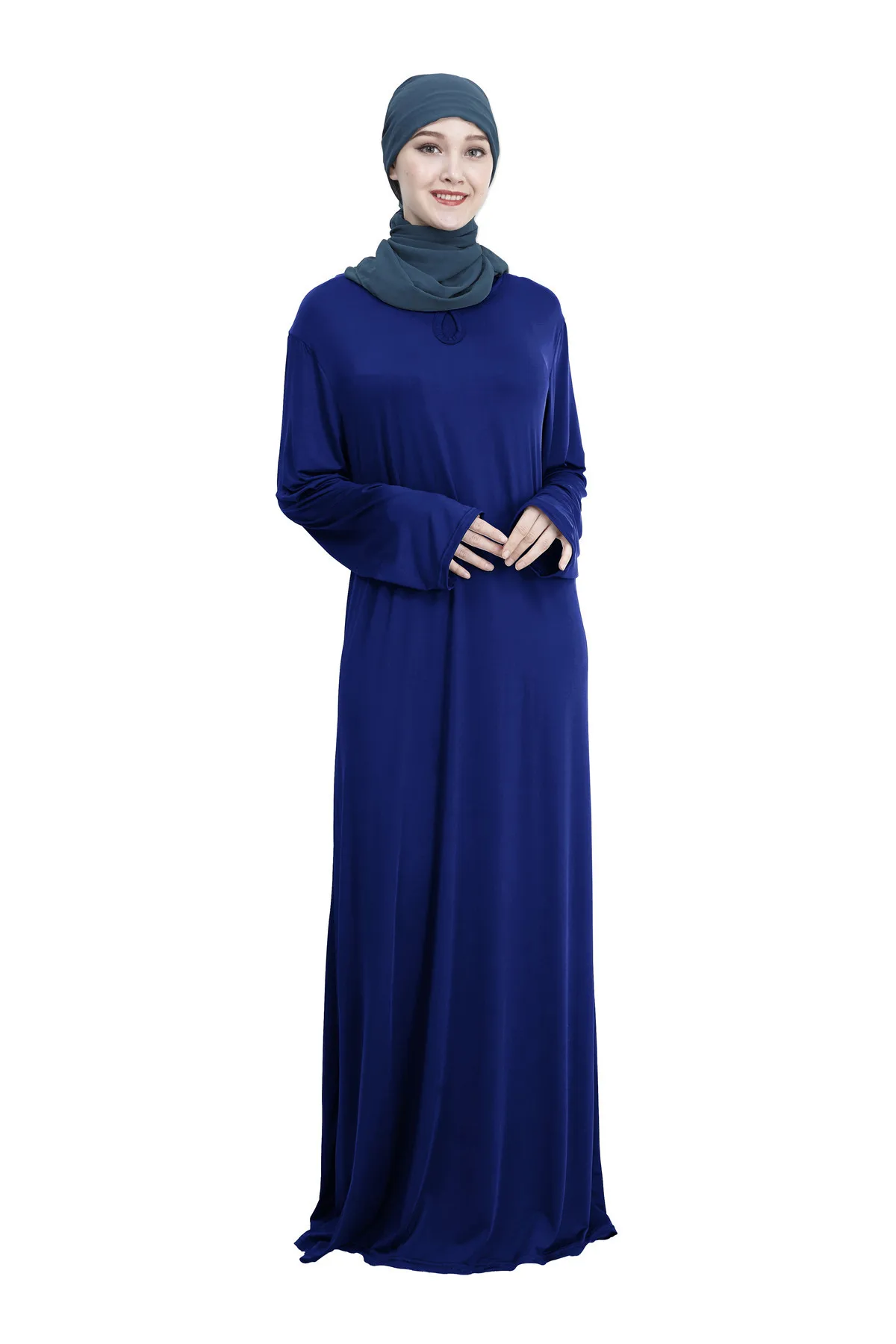 Мусульманское длинное платье Abaya мусульманское макси на Ближнем Востоке Дубай