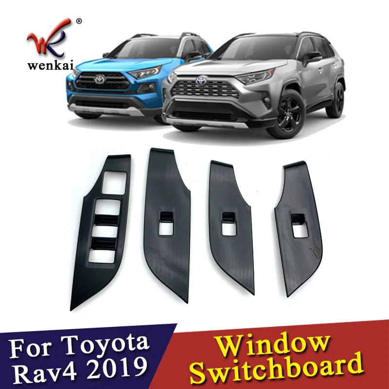 4 шт. декоративные подлокотники для Toyota RAV4 2019 2020|Хромирование| |