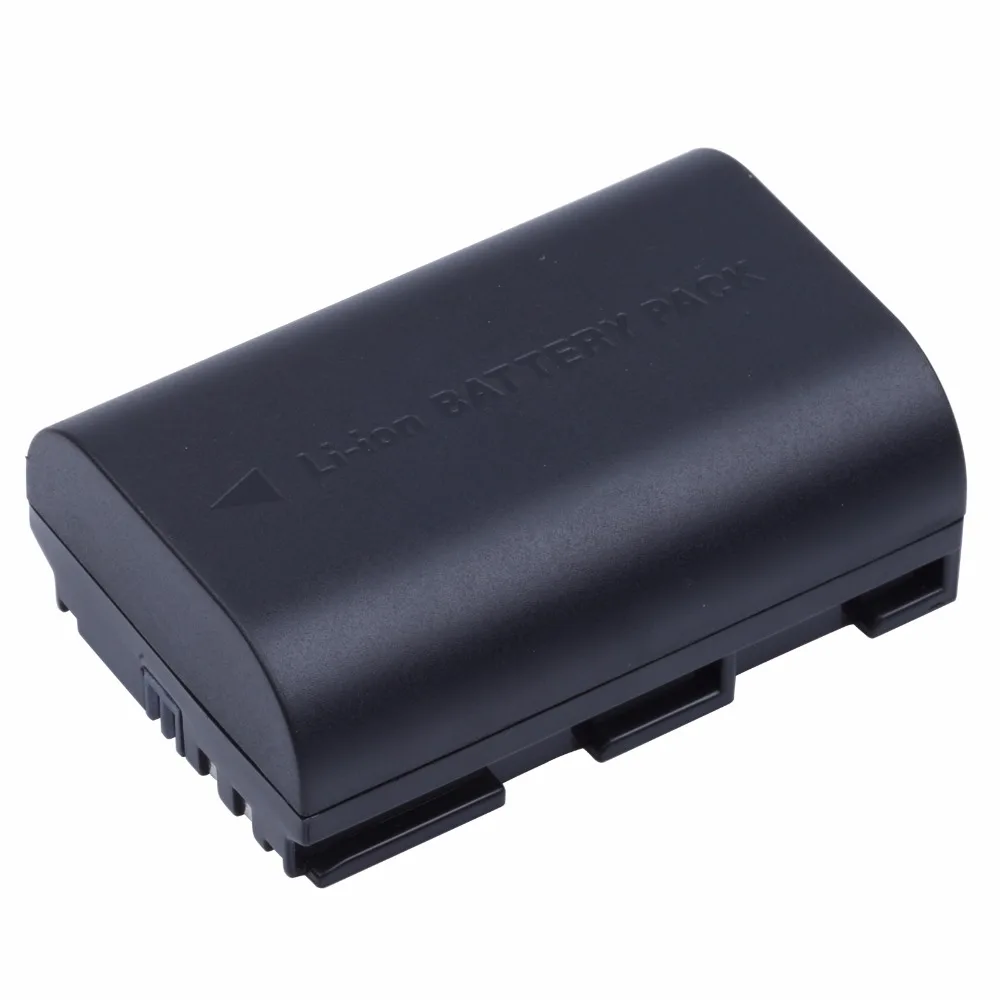 2 предмета в комплекте полный кодовый LP E6 LPE6 2650 мА/ч Батарея Batteria для Canon 5D Mark II III и