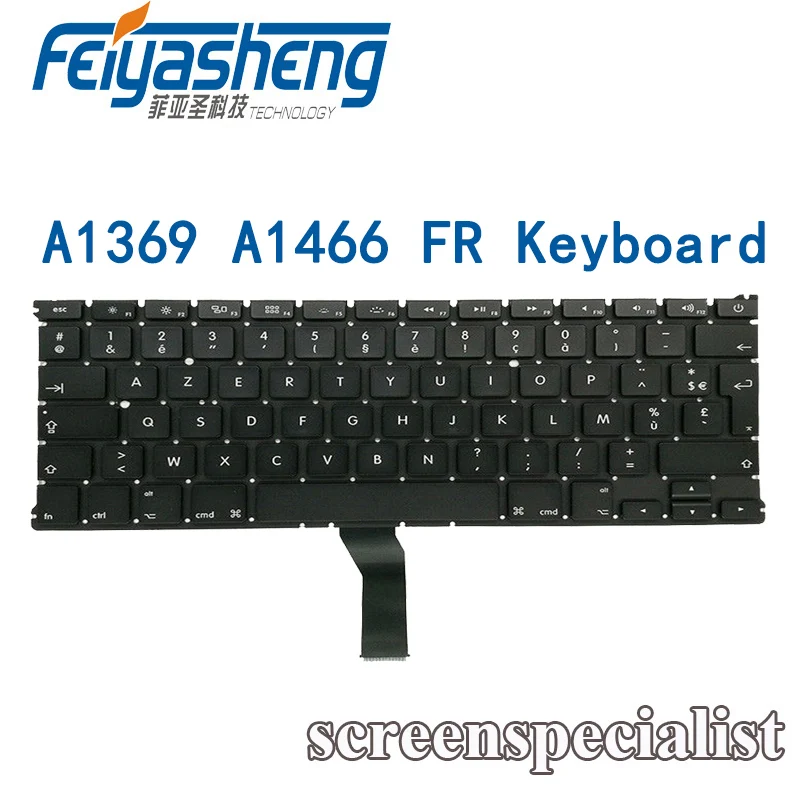 Новый FR французская Клавиатура клавир для APPLE Macbook Air A1369 A1466 13 &quotноутбук 2011 2012 2013