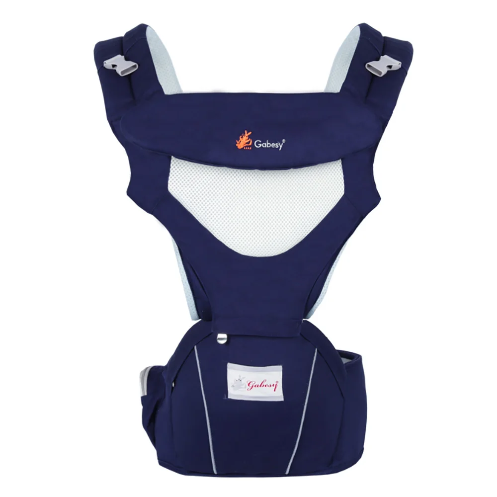 Dark Blue Gabesy эргорюкзак Перевозчик Рюкзак хипсион для новорожденных предотвратить o-типа ноги младенческой слинг рюкзак кенгуру бедра сиденье - Цвет: Dark Blue