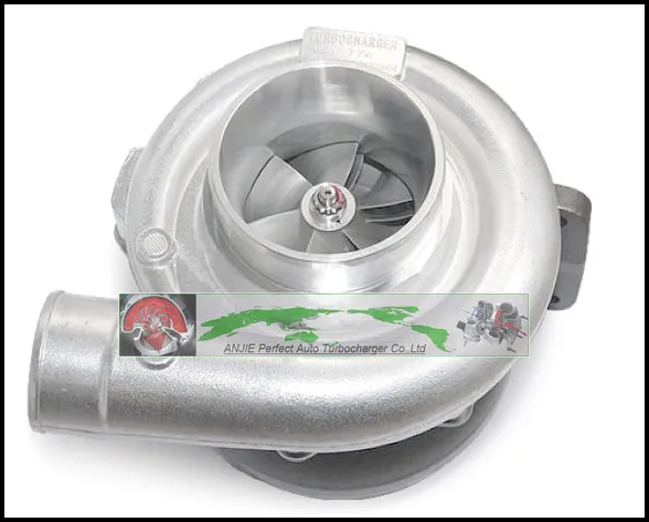 Бесплатная доставка турбокомпрессор с водяным охлаждением T76 T4 турбина: A/R 0 81