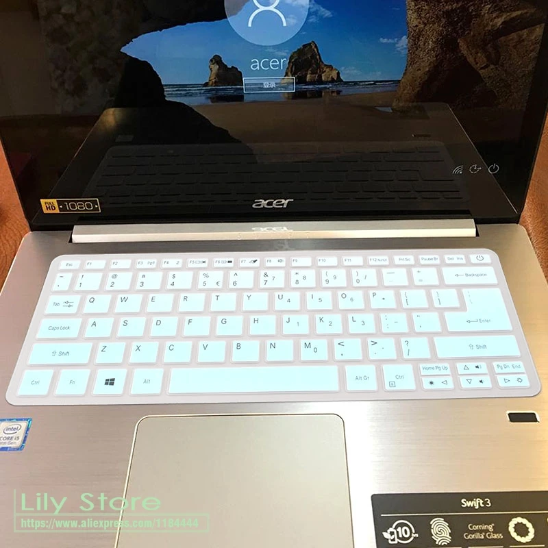 Силиконовый чехол для клавиатуры Acer Swift 1 защитный swift 4 5 14 дюймов swift1 SF114 swift5