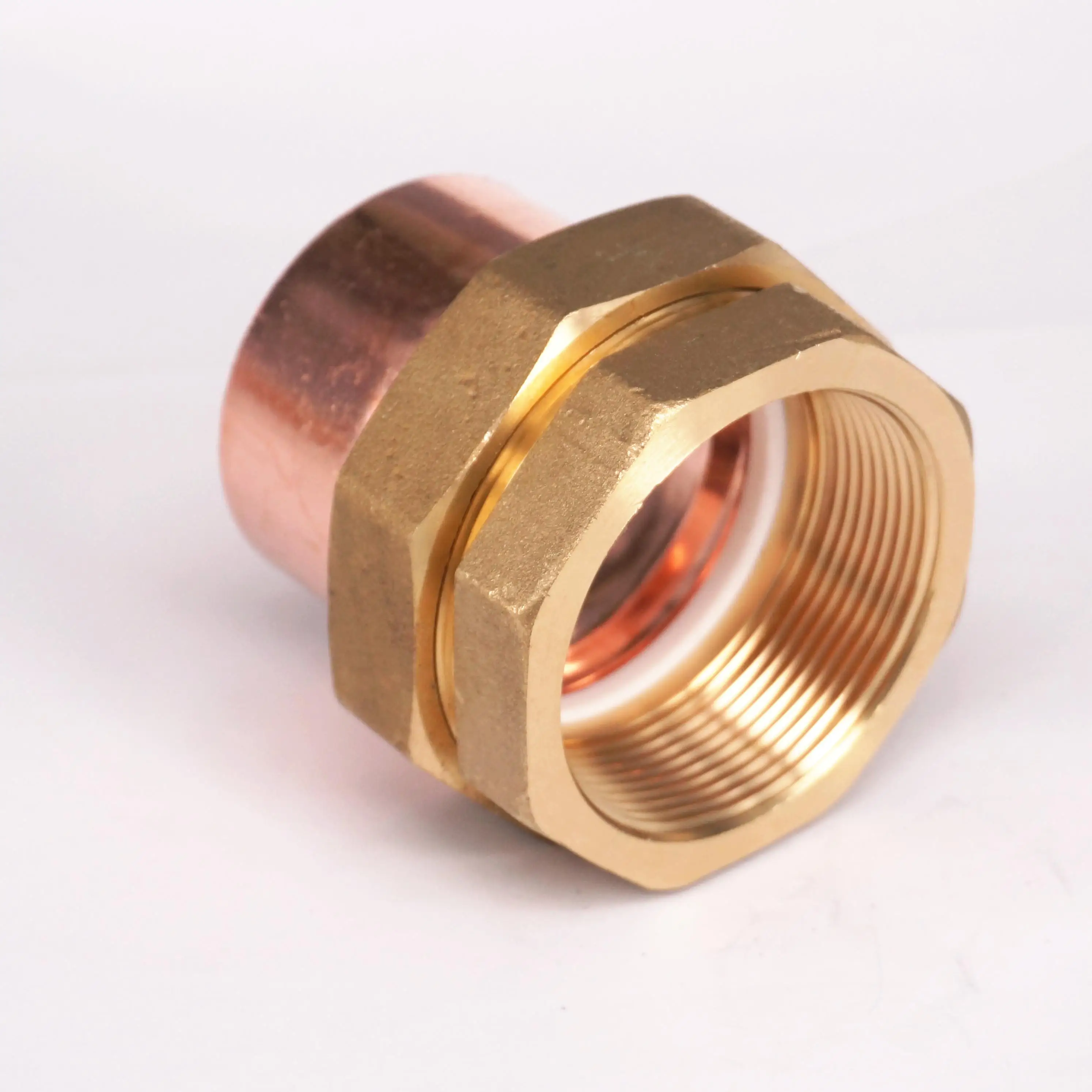 2 &quotBSP Brass Female 54mm I.D медная розетка соединительный переходник для соединения труб