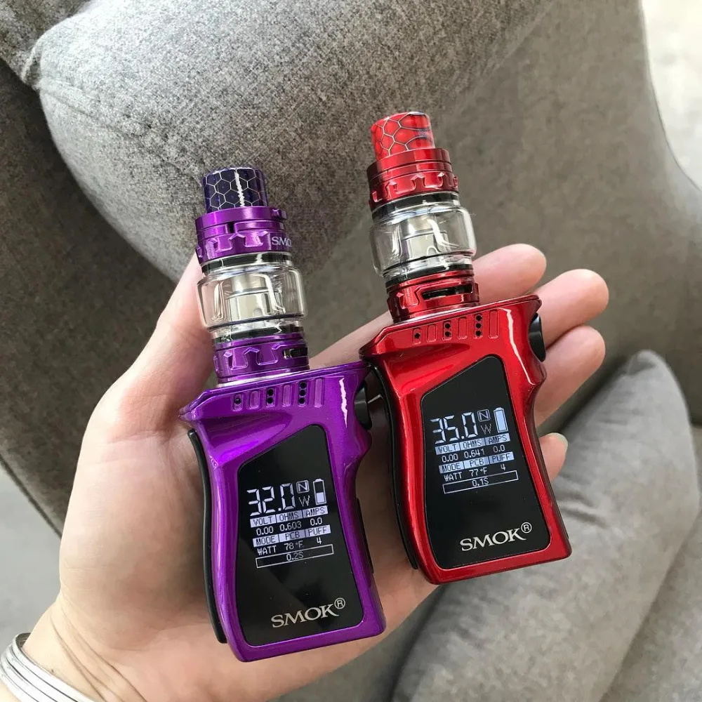 SMOK Mag Детский комплект с 50 Вт Baby Box Mod 1600mah аккумулятор 4 5 мл TFV12 детский Принц Танк