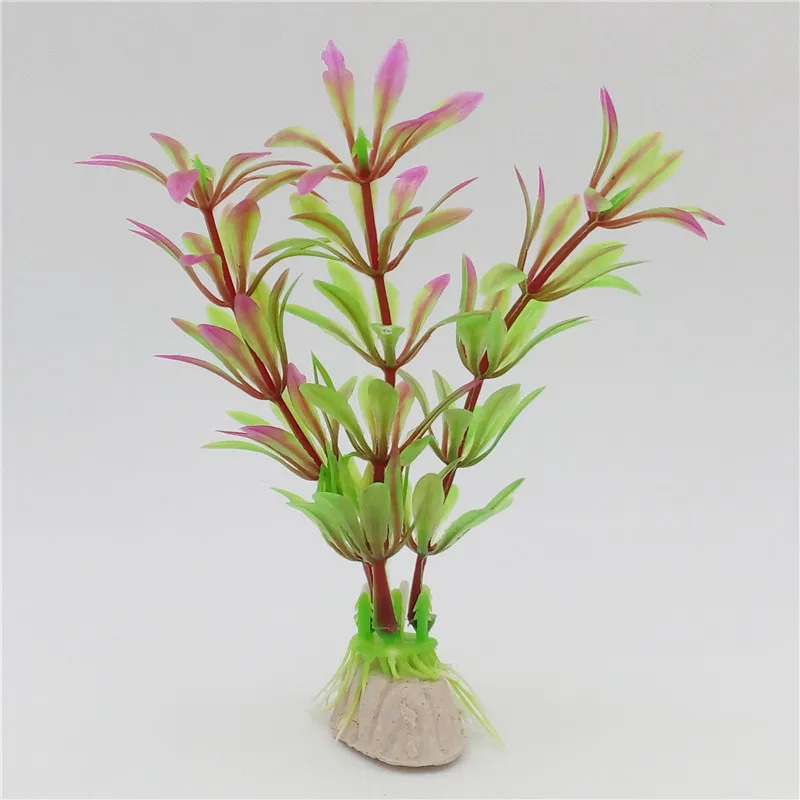 Искусственное пластиковое растение 6 шт./лот водная трава аквариумное украшение