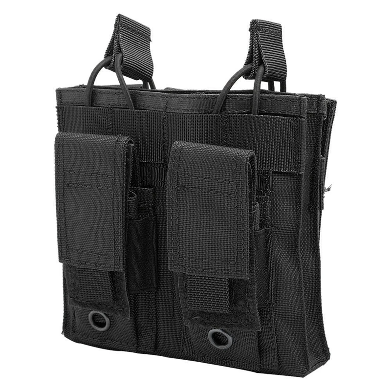 Военный Molle Чехол тактический одиночный/двойной/тройной Открытый верх подсумок Многофункциональный страйкбол пистолет охотничий Быстрый мешки для патронов
