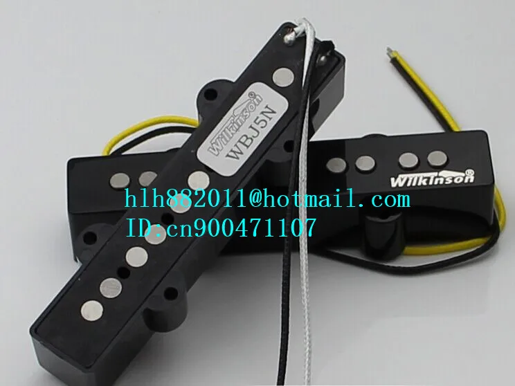 Новый 5 струн электрический бас гитара открытый Звукосниматель в черный W 8369|pickup