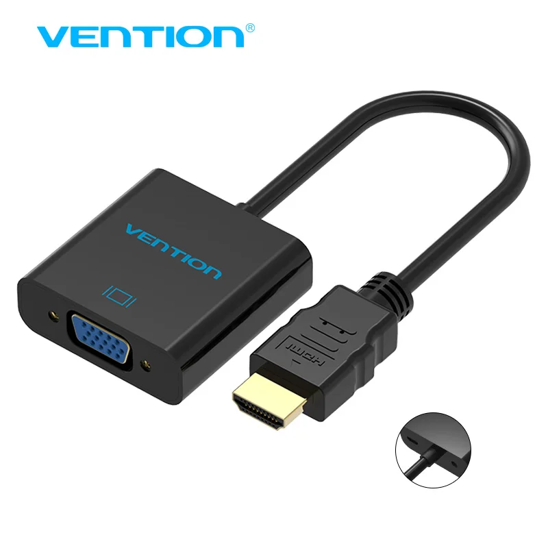 Адаптер hdmi vga преобразователь цифрового сигнала в аналоговый для Xbox 360 PS3 PS4 ПК