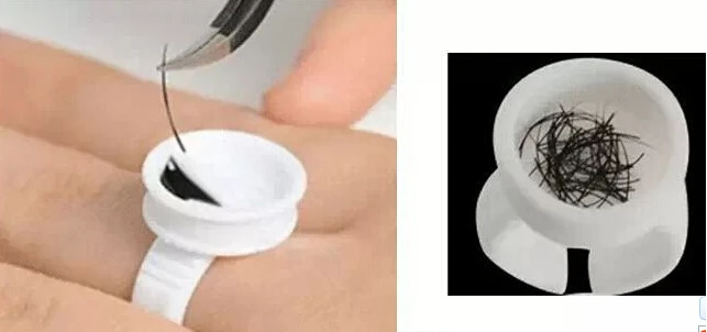 

200pcs set,Eyelash Extension Glue Rings,Glue Holder, Tool Kit Set