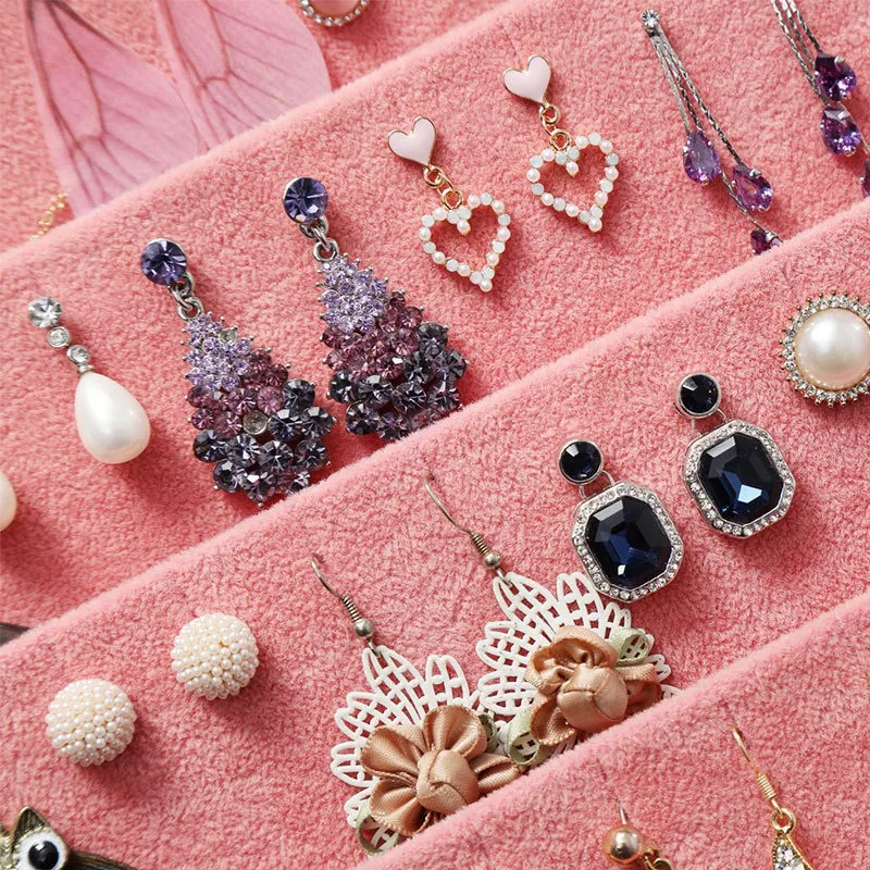 Коробка для хранения ювелирных изделий коробка витрина сережек|Коробки и ящики