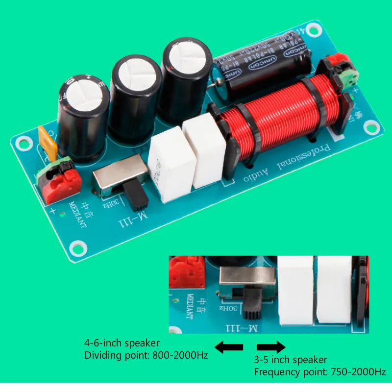 AIYIMA 1 шт. Динамик Профессиональный делитель частоты 150W Портативный Колонка НЧ