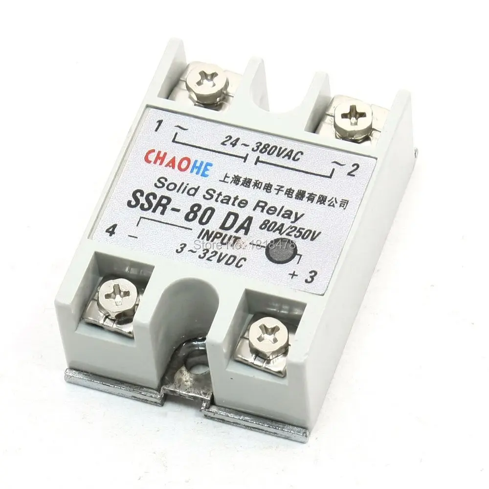 SSR-80DA контроль температуры AC 24 V-380 V Выход твердотельное реле 80A | Обустройство дома