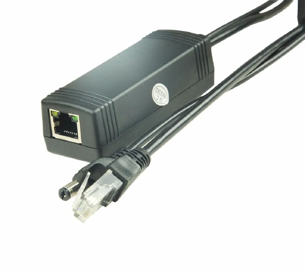 IEEE 802.3af 10/100M кабель-Сплиттер PoE 13W POE Over Ethernet Cable 48V to 12V 1A | Безопасность и защита