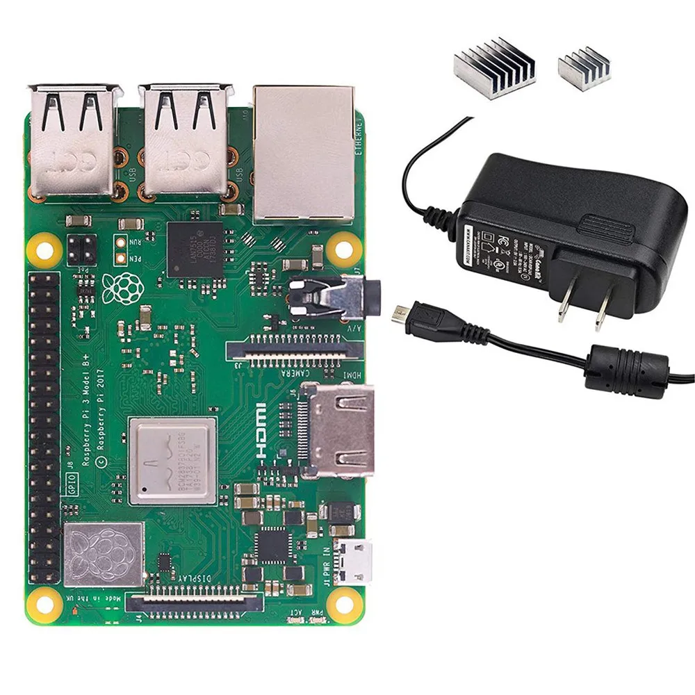 Макетная плата совместимая с RaspberryPi Model3B + linux 2.5A модуль питания программирующая
